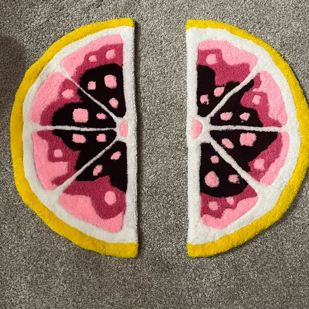 Colorful Citrus Slice Rug - Picture 2 of 4